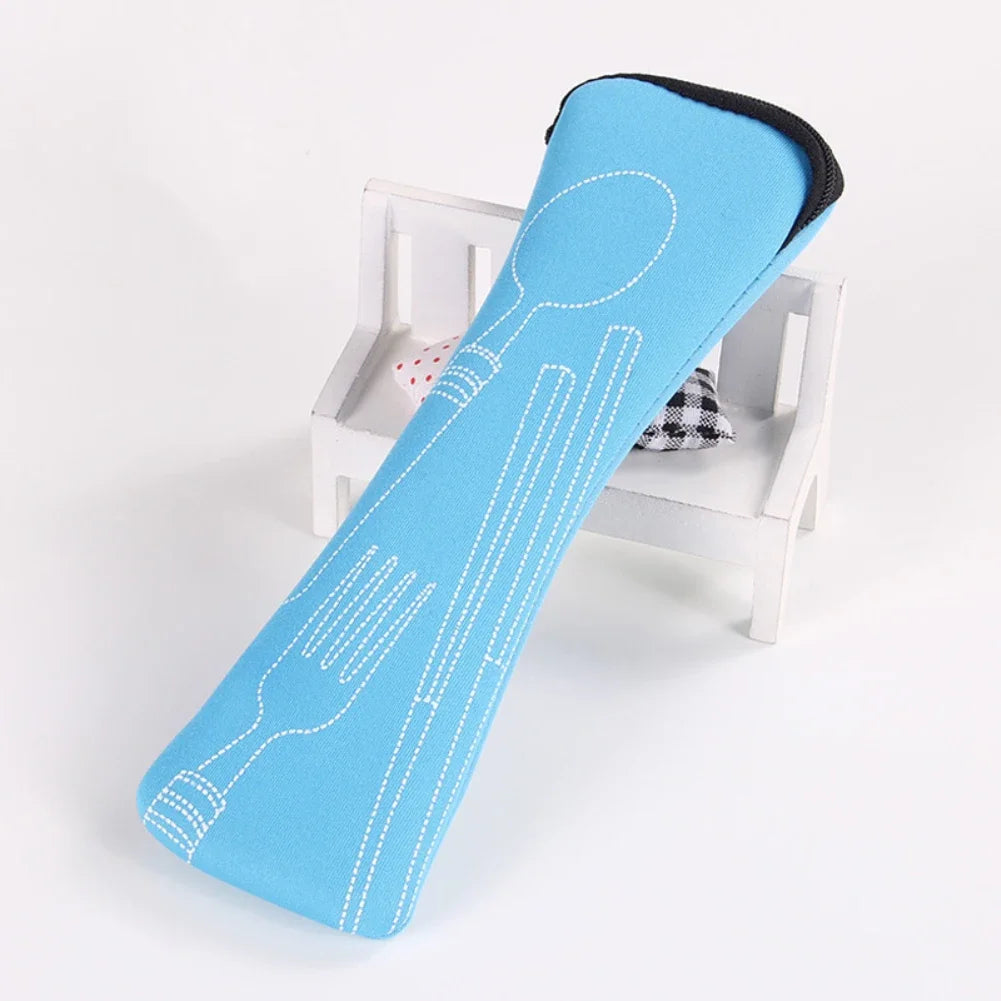 Portable Zippered Cutlery Bag