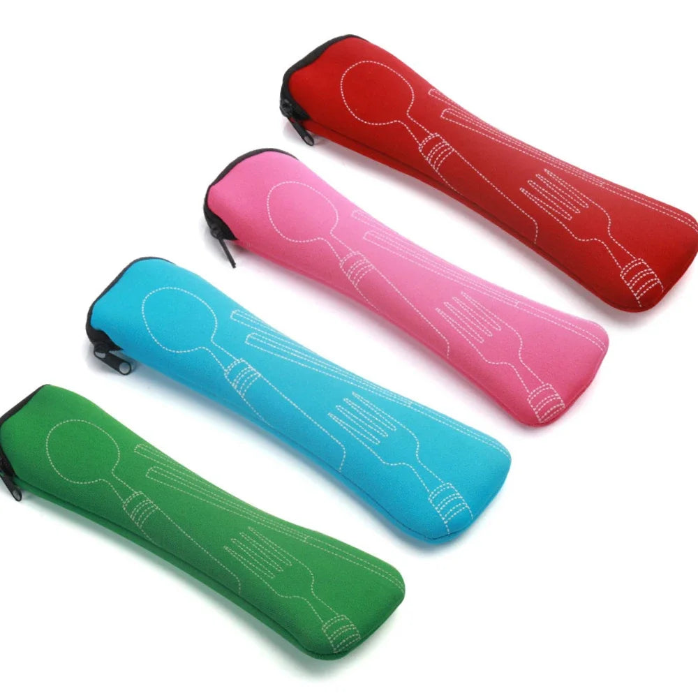 Portable Zippered Cutlery Bag