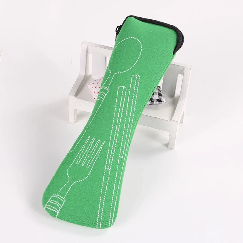 Portable Zippered Cutlery Bag