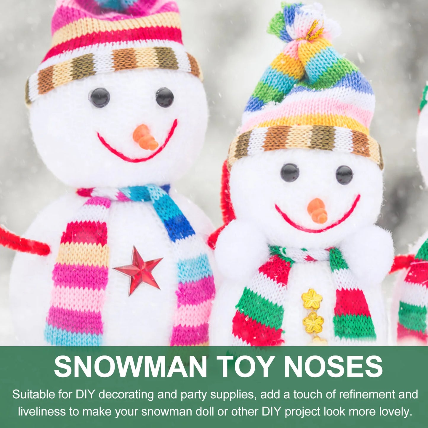 Snowman Nose Craft Kit Set