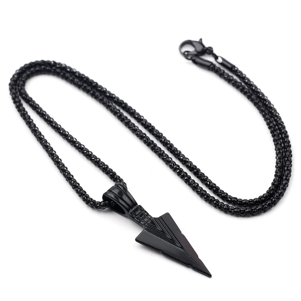 Long Necklace with Arrow Pendant Christmas Gift