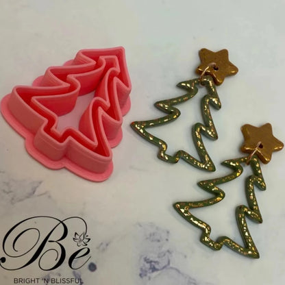 Christmas Tree Clay Cutter Set