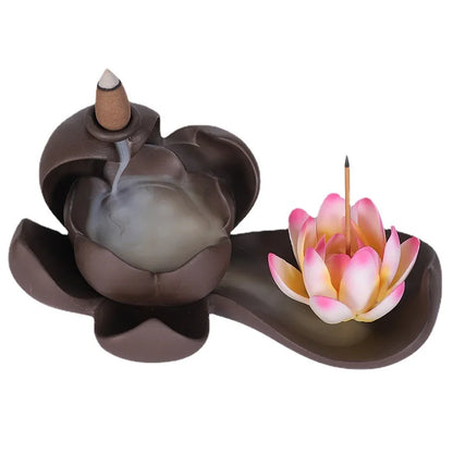 Lotus Waterfall Backflow Incense Burner