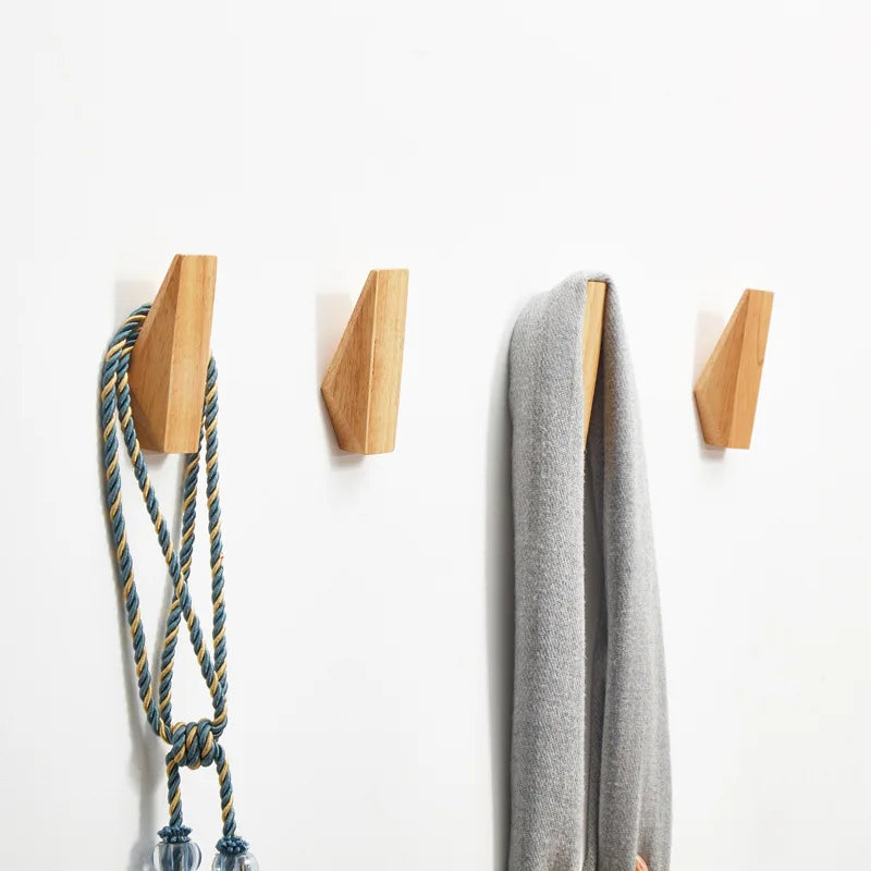 Beech & Walnut Modern Coat Hook