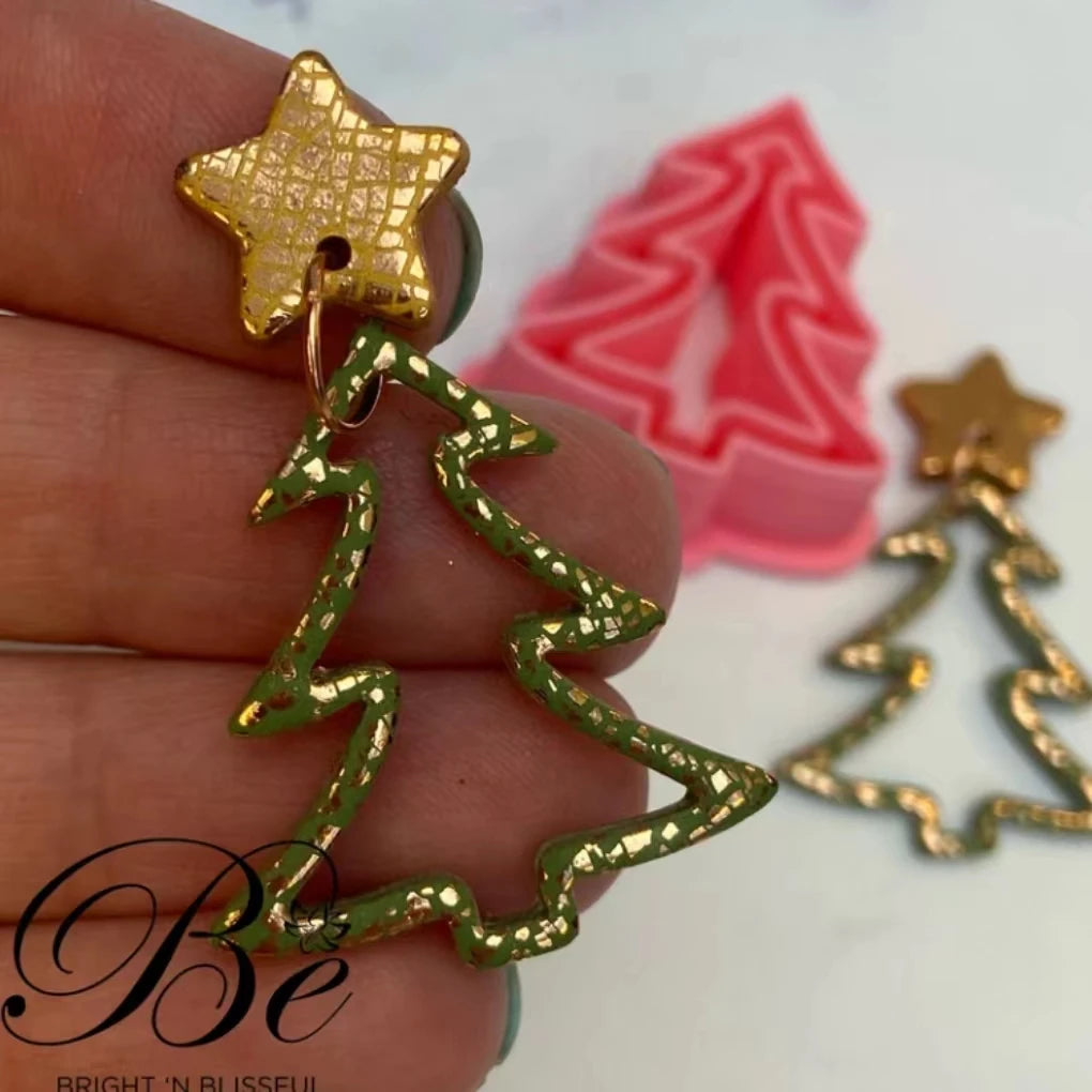 Christmas Tree Clay Cutter Set