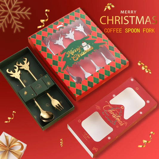 Elegant Deer Head Cutlery Set