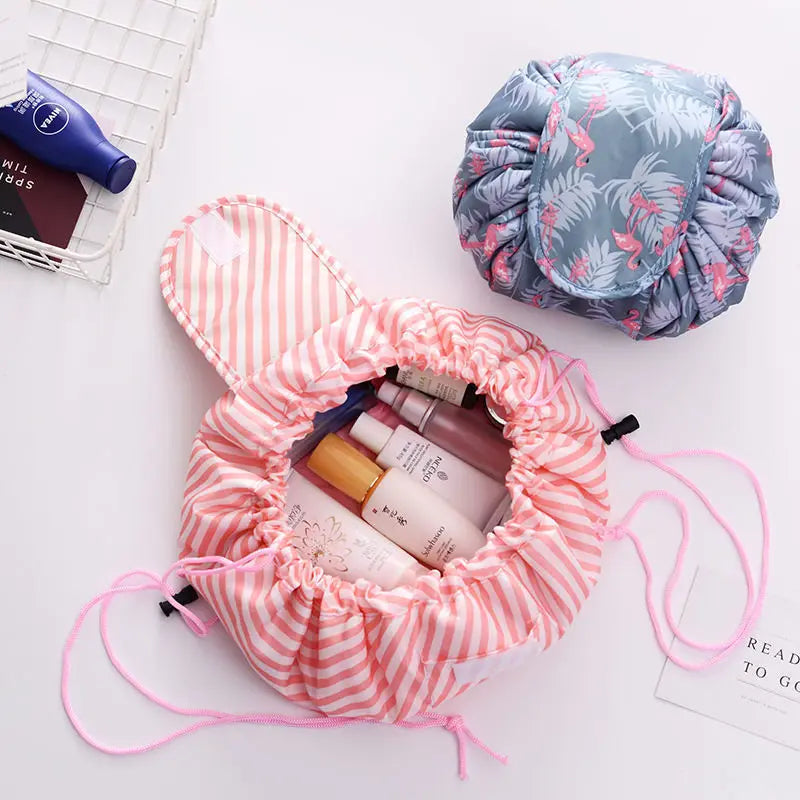 Portable Waterproof Drawstring Makeup Bag