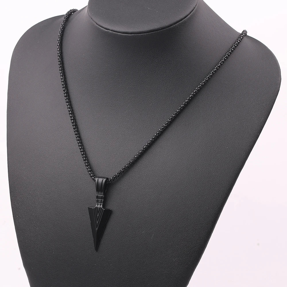 Long Necklace with Arrow Pendant Christmas Gift