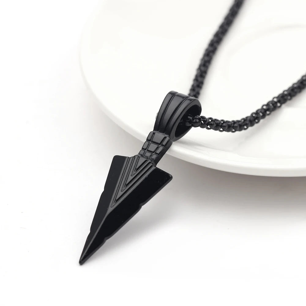 Long Necklace with Arrow Pendant Christmas Gift