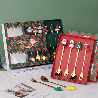 Festive Christmas Cutlery Gift Set