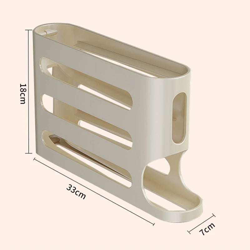 4-Layer Rolling Egg Storage Box