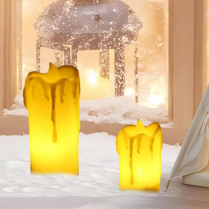 Realistic LED Flameless Candles Set