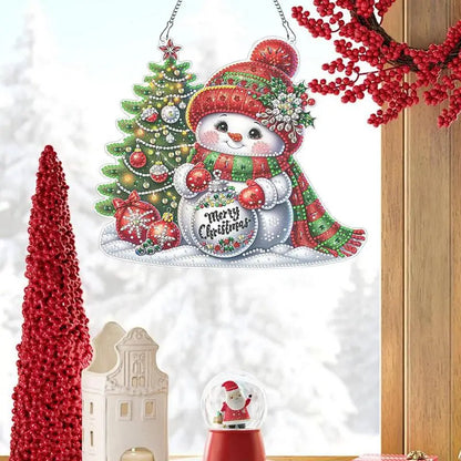 Snowman 5D Rhinestone Painting Kit