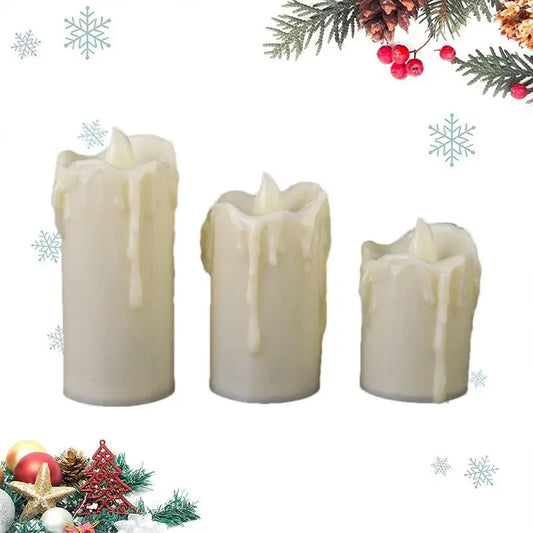 Realistic LED Flameless Candles Set