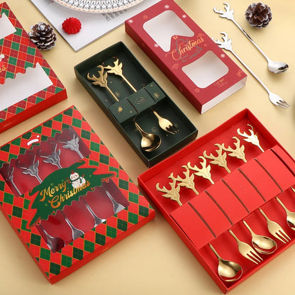 Elegant Deer Head Cutlery Set