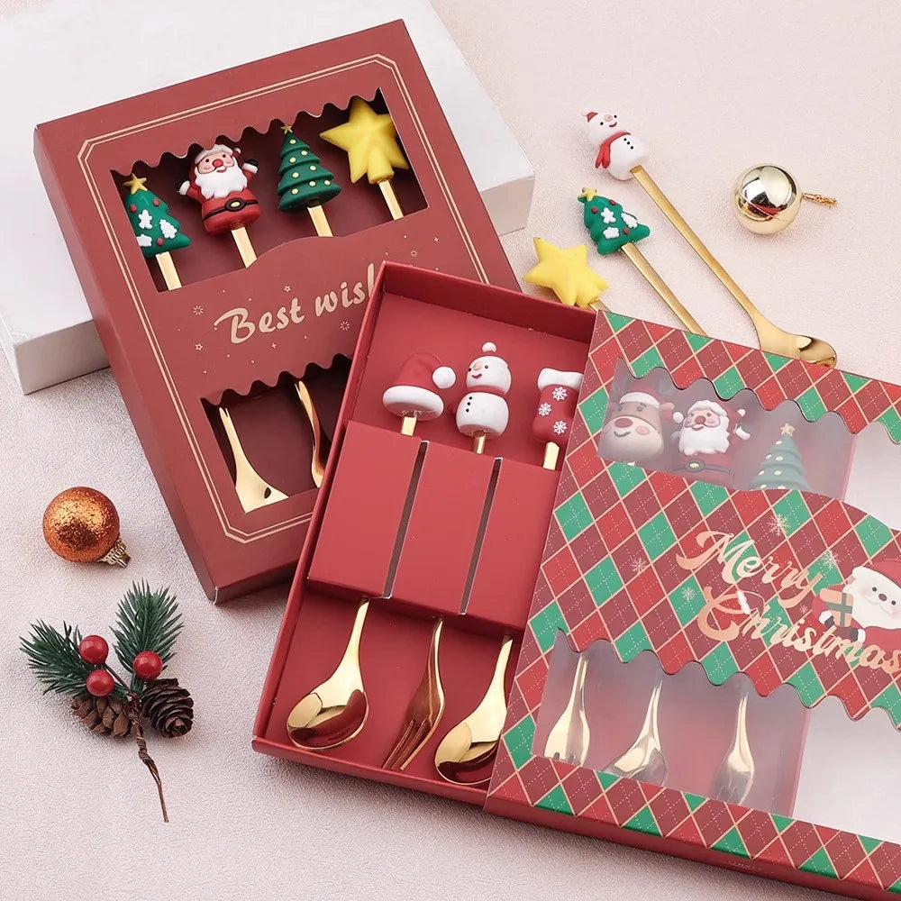 Festive Christmas Cutlery Gift Set