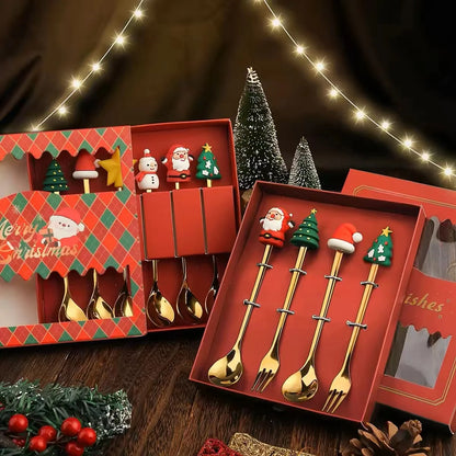 Festive Christmas Cutlery Gift Set