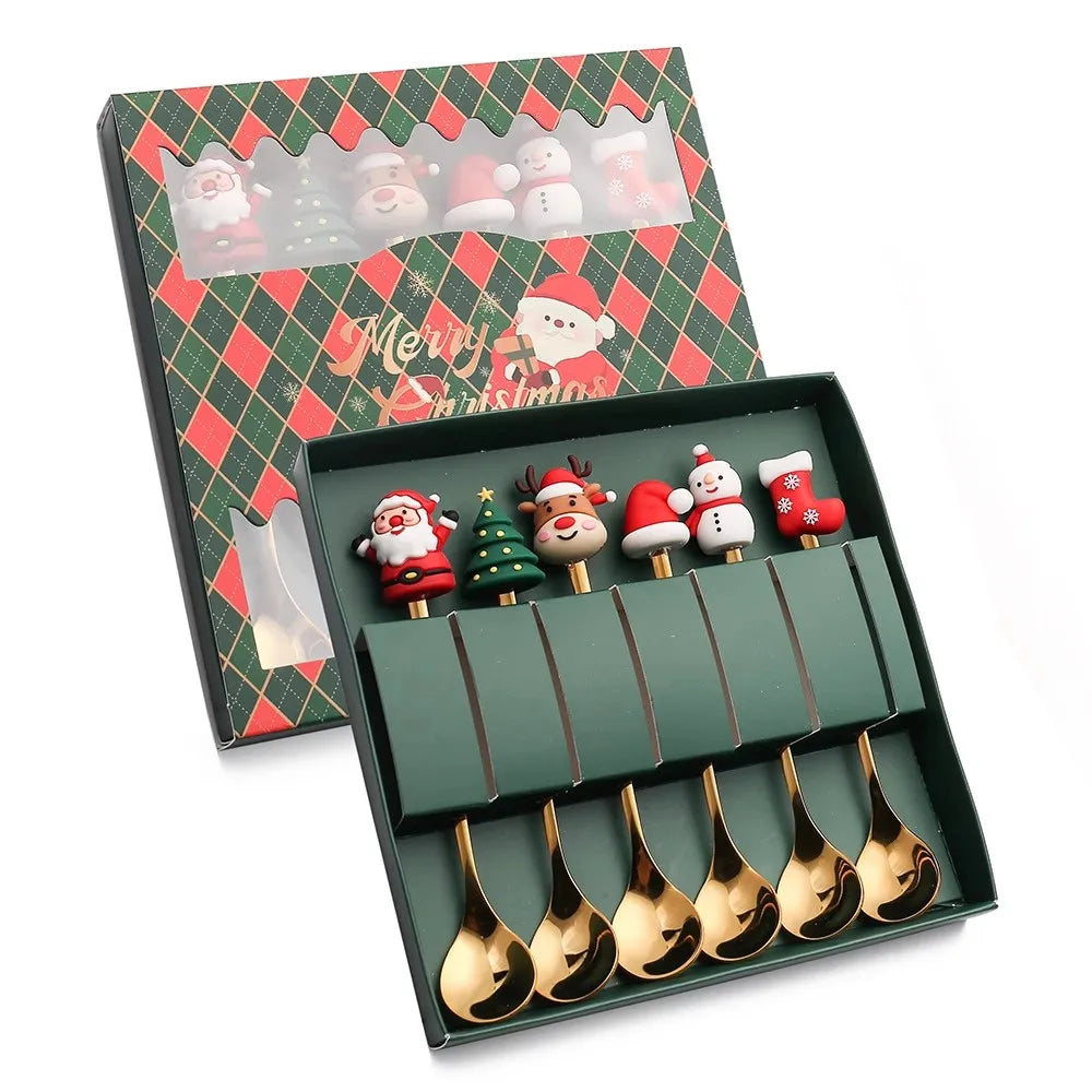 Festive Christmas Cutlery Gift Set